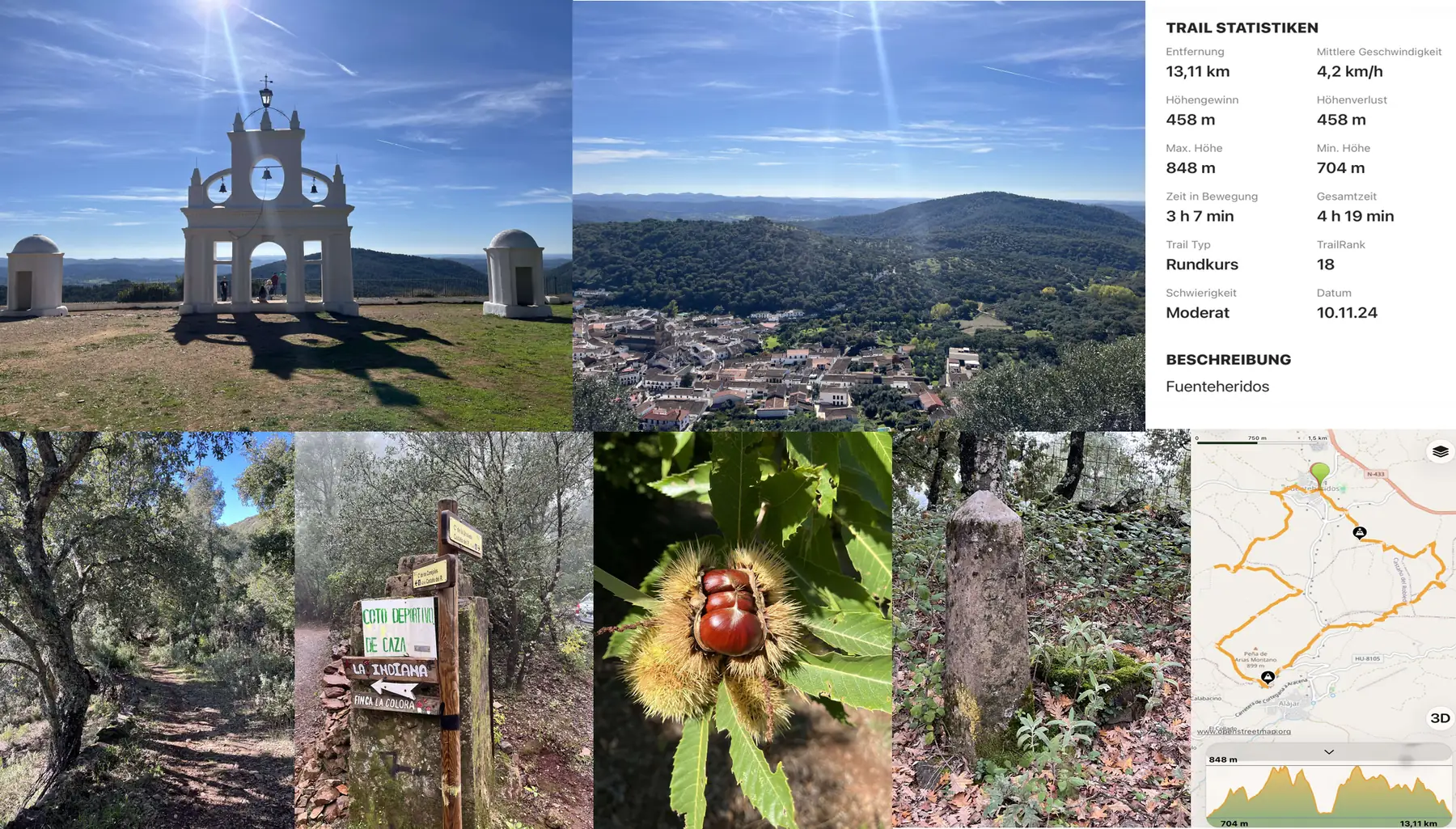 Herbstwanderung Fuenteheridos / ruta de otoño en Fuenteheridos